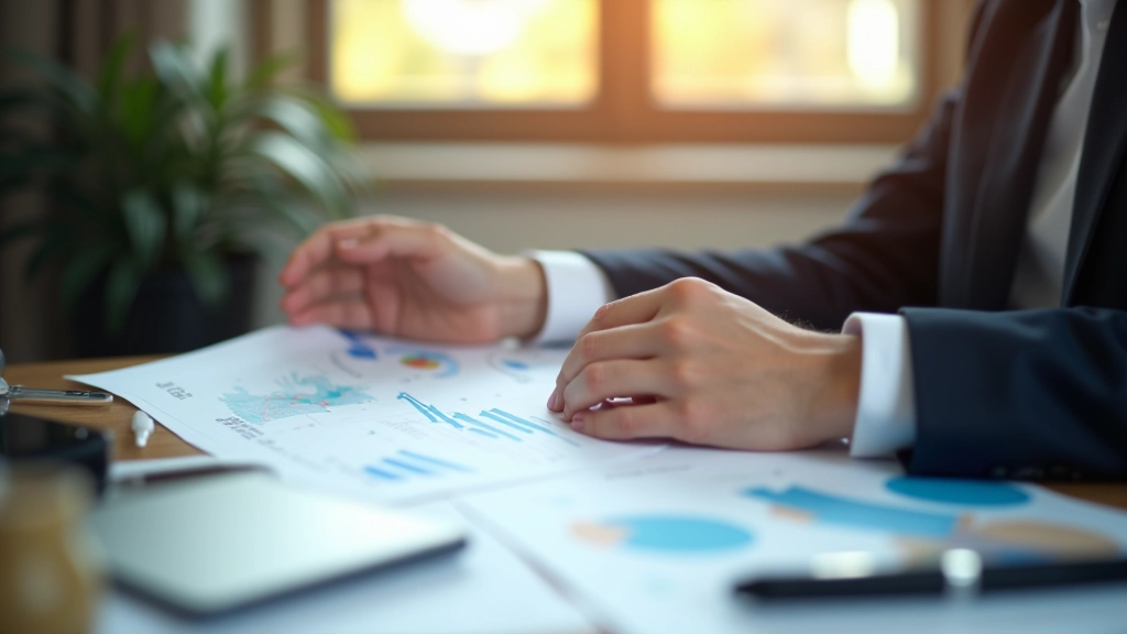 Analytik pracující s devizovými daty, finanční grafy a zprávy o kurzech na pracovním stole